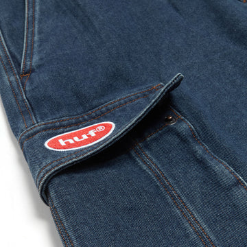 HUF Oval Denim Cargo Shorts - Indigo