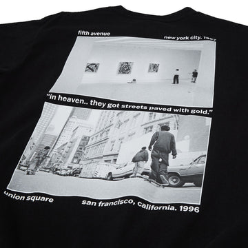HUF Paved With Gold T-Shirt - Black