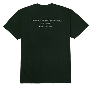 HUF Fight The Traffic T-Shirt - Forest Green