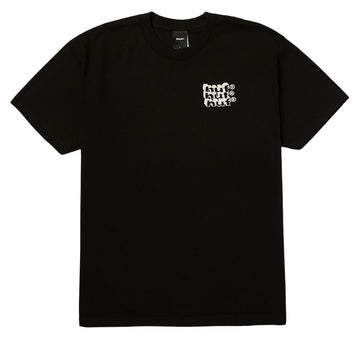 HUF Hand Stacked T-Shirt - Black