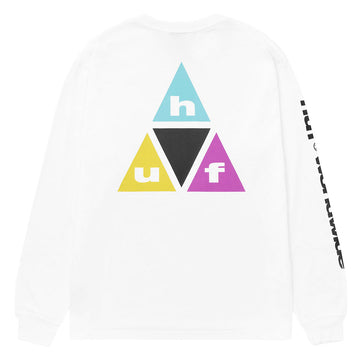HUF Prism TT Long Sleeve T-Shirt - White II