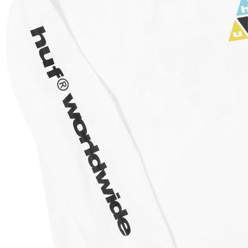 HUF Prism TT Long Sleeve T-Shirt - White II