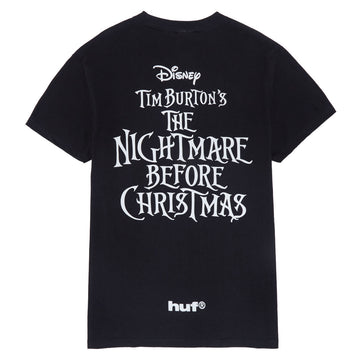 HUF x Nightmare Before Christmas Spiral Hill T-Shirt - Black