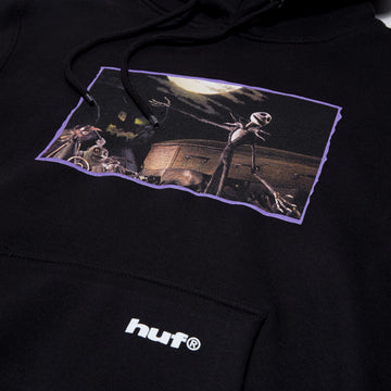 HUF x Nightmare Before Christmas Jack Town Meeting Hoodie - Black
