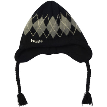 HUF Wilson Braided Beanie - Black