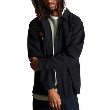 HUF Olympia Hooded Over Shirt - Black