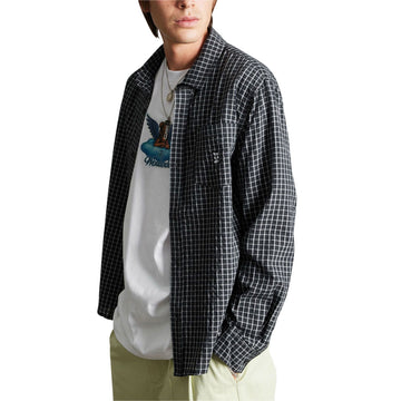 HUF Megablast Long Sleeve Woven Shirt - Black