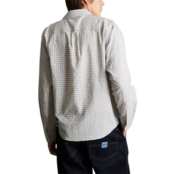 HUF Megablast Long Sleeve Woven Shirt - Natural