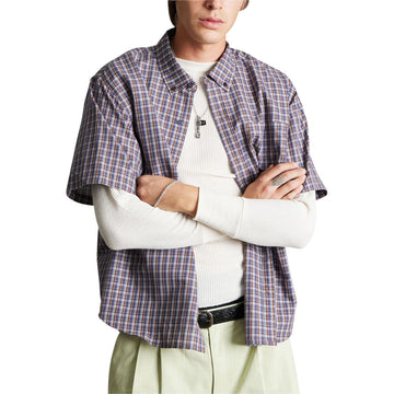 HUF Galaxy Plaid Woven Shirt - Dark Brown
