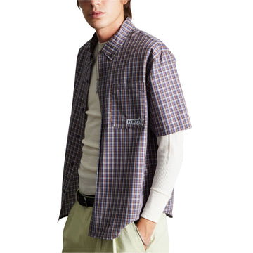 HUF Galaxy Plaid Woven Shirt - Dark Brown