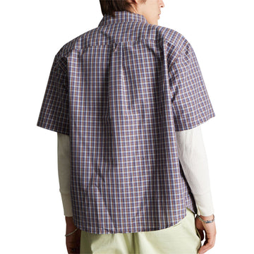 HUF Galaxy Plaid Woven Shirt - Dark Brown