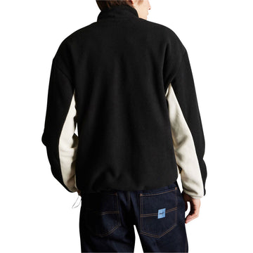 HUF Basecamp Quarter Zip Polar Fleece Sweatshirt - Black