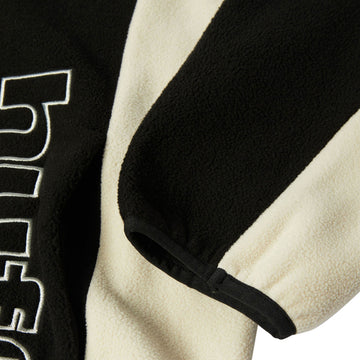HUF Basecamp Quarter Zip Polar Fleece Sweatshirt - Black