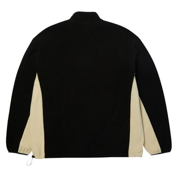 HUF Basecamp Quarter Zip Polar Fleece Sweatshirt - Black