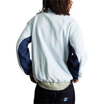 HUF Basecamp Quarter Zip Polar Fleece Sweatshirt - Sky Blue