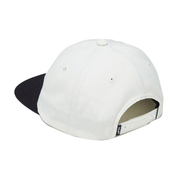 HUF Classic Arch Brushed Snapback Hat - Bleach/Black