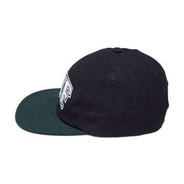 HUF Classic Arch Brushed Snapback Hat - Navy/Green