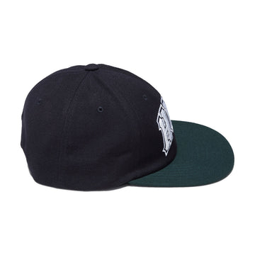 HUF Classic Arch Brushed Snapback Hat - Navy/Green