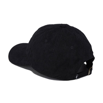 HUF Prism TT Cord 6 Panel CV Hat - Black
