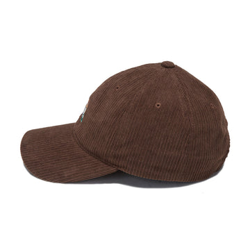 HUF Prism TT Cord 6 Panel CV Hat - Dark Brown