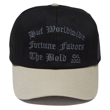 HUF Olympia 6 Panel Hat - Black
