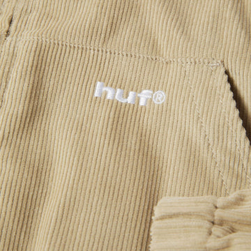HUF 89 Corduroy Jacket - Tan/White