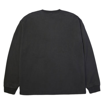 HUF 89 Heavyweight Long Sleeve Knit T-Shirt - Anthracite