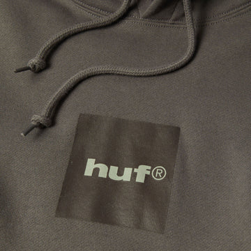 HUF Box Logo Hoodie - Dark Earth/Brown