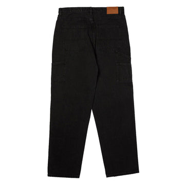 HUF Kinda Loose Double Knee Jeans - Washed Black