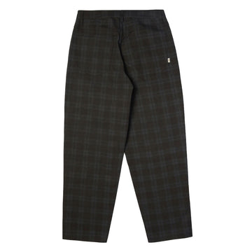 HUF Cromer Plaid Jeans - Black