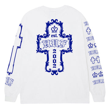 HUF Hard Luxe Long Sleeve T-Shirt - White
