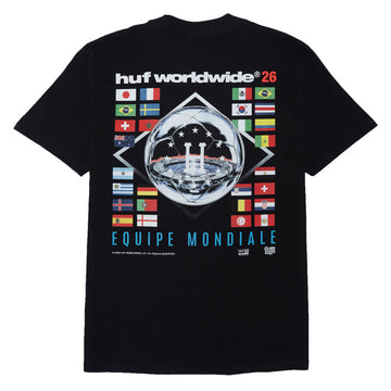 HUF Equipe Mondiale T-Shirt - Black