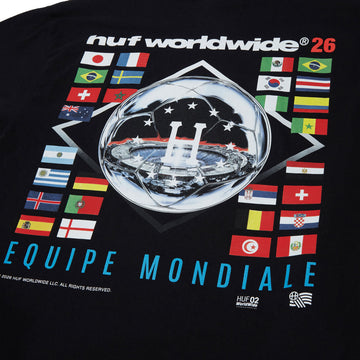 HUF Equipe Mondiale T-Shirt - Black
