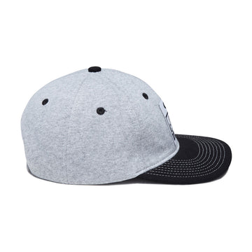 HUF x Pro Club Fleece Snapback Hat - Heather Grey