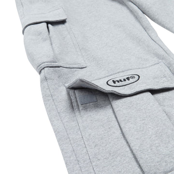 HUF x Pro Club Multi Pocket Sweatpants - Heather Grey