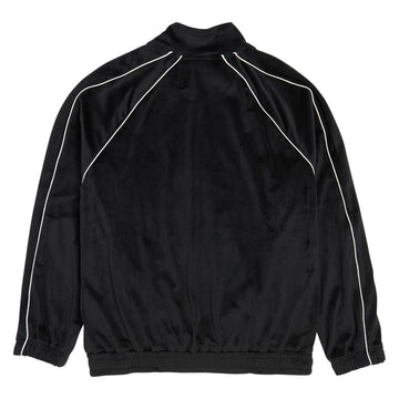 HUF x Pro Club Velour Track Jacket - Black
