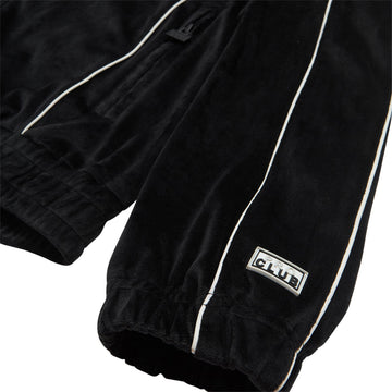 HUF x Pro Club Velour Track Jacket - Black