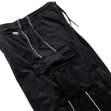 HUF x Pro Club Velour Cargo Pants - Black