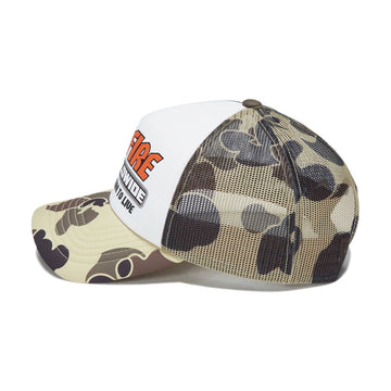 HUF x Burn Forever Trucker Hat - Camo