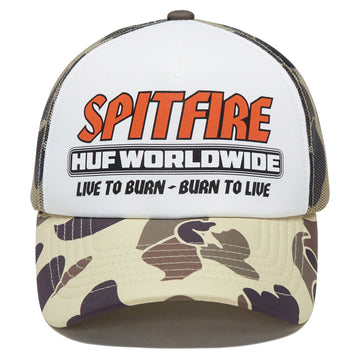 HUF x Burn Forever Trucker Hat - Camo