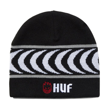 HUF x Spitfire Skull Beanie - Black