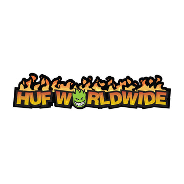 HUF x Spitfire In Flames Sticker - Multi