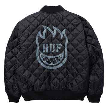 HUF x Spitfire Reversible Plaid Jacket - Navy/Black