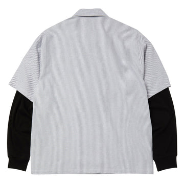 HUF x Spitfire Union Layered Work Shirt - Black/White