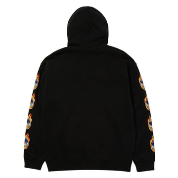 HUF x Spitfire Chrome Head Full Zip Hoodie - Black