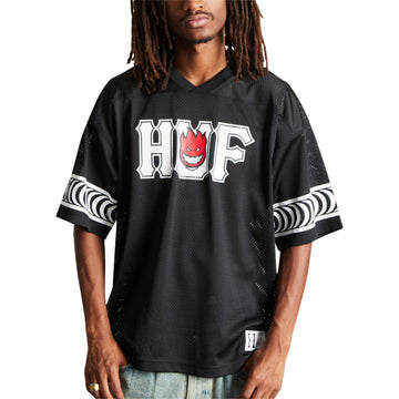HUF x Spitfire End Zone Jersey - Black