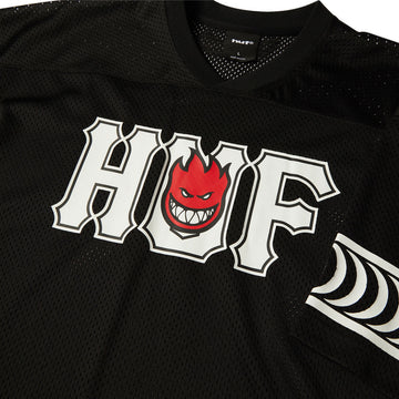 HUF x Spitfire End Zone Jersey - Black