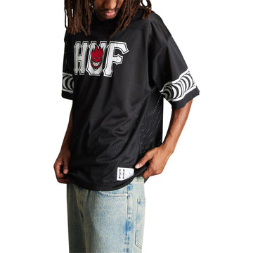 HUF x Spitfire End Zone Jersey - Black