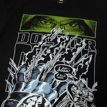 HUF x Marvel Doom Lives T-Shirt - Black