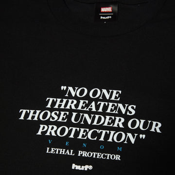 HUF x Marvel Venom Protector T-Shirt - Black
